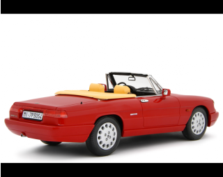 Alfa Romeo Spider 1.6 - 2.0i 1990 ROSSO ALFA Laudoracing 1:18 Resinemodell (Türen, Motorhaube... nicht zu öffnen!)